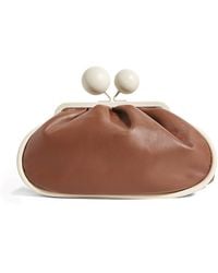 Weekend by Maxmara - Medium Leather Pasticcino Clutch Bag - Lyst