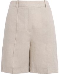 Eleventy - X Harrods Linen Bermuda Shorts - Lyst