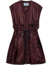 Prada - Re-Nylon Mini-Dress - Lyst