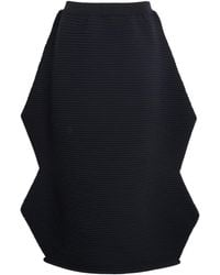 Pleats Please Issey Miyake - Knitted Zig Zag Midi Skirt - Lyst