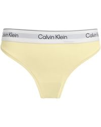Calvin Klein - Cotton-Blend Icon Thong - Lyst