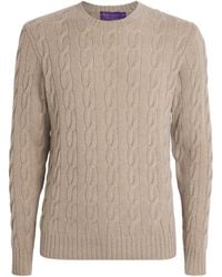 Ralph Lauren - Cashmere Cable-Knit Sweater - Lyst