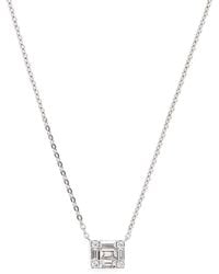 Harrods - And Diamond Square Illusion Necklace - Lyst