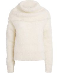 TOTEME - Alpaca-Blend Funnel-Neck Sweater - Lyst