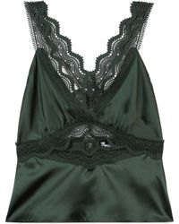 The Kooples - Silk-lace Cut-out Top - Lyst