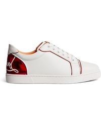 Christian Louboutin - Fun Louise Junior Leather Low-Top Trainers - Lyst