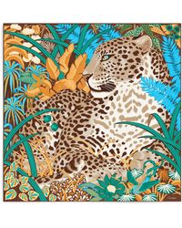 Cartier - Silk Panthère Jungle Scarf - Lyst