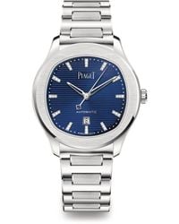 Piaget - Steel And Diamond Polo Date Automatic Watch 36mm - Lyst