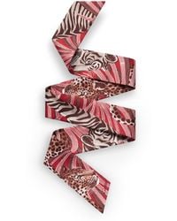 Cartier - Silk Panthère And Tigre Scarf - Lyst