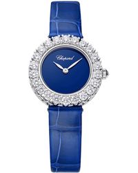 Chopard - Diamond And Agate L'Heure Du Diamant Watch - Lyst