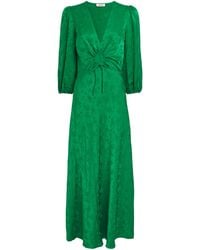 Sandro - Floral Jacquard Maxi Dress - Lyst