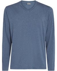 Hanro - Casuals V-Neck Pyjama T-Shirt - Lyst
