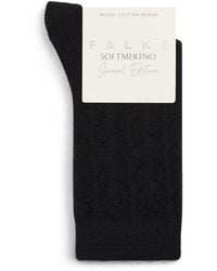 FALKE - Merino Wool-Cotton Socks - Lyst