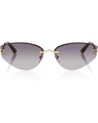 Cartier - Metal 06L001691 Sunglasses - Lyst