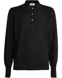 Officine Generale - Knitted Brutus Polo Shirt - Lyst