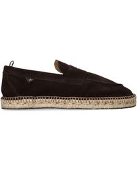 Harry's Of London - Suede Riviera Espadrille Loafers - Lyst