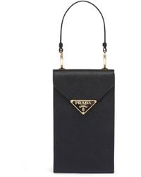 Prada - Mini Saffiano Leather Top-handle Bag - Lyst
