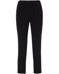 Brunello Cucinelli - Crepe Cady Slim Trousers - Lyst