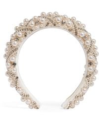 Jennifer Behr - Pearl Marilyn Headband - Lyst