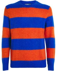 Polo Ralph Lauren - Rws Wool-Alpaca-Blend Striped Sweater - Lyst