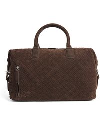 Officine Creative - Suede Woven Armor Duffle Bag - Lyst