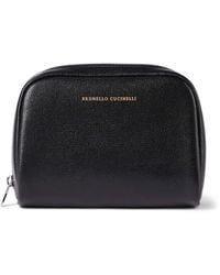 Brunello Cucinelli - Leather Logo Beauty Case - Lyst