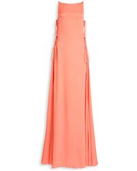 Alaïa - Cady Tied Maxi Dress - Lyst