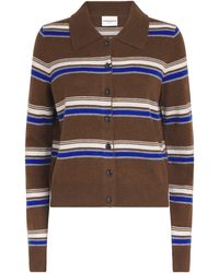 Claudie Pierlot - Wool-Cashmere Stripe Cardigan - Lyst