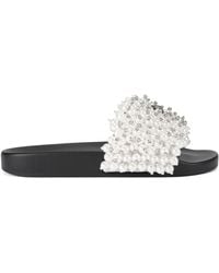 Kurt Geiger - Embellished Meena Eagle Slides - Lyst