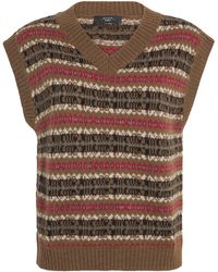 Weekend by Maxmara - Jacquard Sweater Vest - Lyst