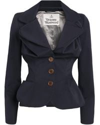 Vivienne Westwood - Virgin Wool Asymmetric Drunken Jacket - Lyst