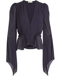 De La Vali - Flared Sybil Blouse - Lyst