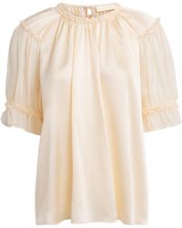 Ulla Johnson - Silk Alina Blouse - Lyst