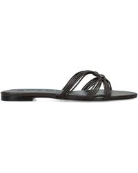 STAUD - Leather Carrie Sandals - Lyst