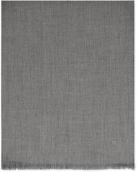Tom Ford - Cashmere-Silk Logo Scarf - Lyst