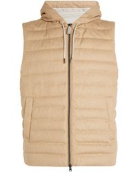 Herno - Silk-cashmere Down Padded Gilet - Lyst