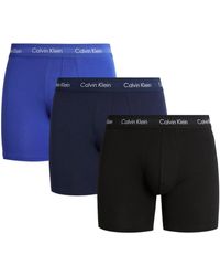 Calvin Klein - Cotton Stretch Boxer Briefs (pack Of 3) - Lyst