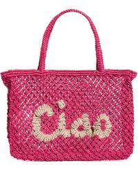 The Jacksons - Mini Jute Ciao Tracy Tote Bag - Lyst
