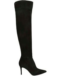 Gianvito Rossi - Suede Jules Over-The-Knee Boots 85 - Lyst