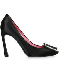 Roger Vivier - Satin Trompette Pumps 100 - Lyst