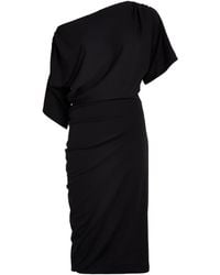 Wolford - Fluid Drape Midi Dress - Lyst