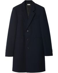 Burberry - Wool Single-Breasted Tailored Coat - Lyst