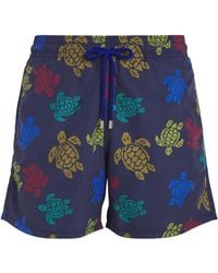Vilebrequin - Turtle Print Moorise Swim Shorts - Lyst