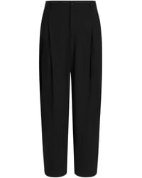 Dolce & Gabbana - Virgin Wool-Blend Pleated Trousers - Lyst