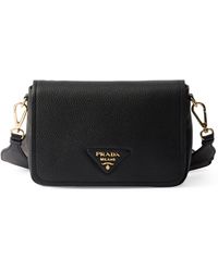 Prada - Leather Cross-Body Bag - Lyst