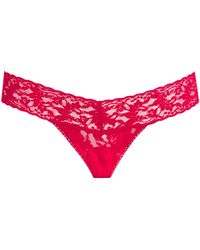 Hanky Panky - Lace Low-Rise Thong - Lyst