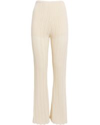 Claudie Pierlot - Crochet Flared Trousers - Lyst