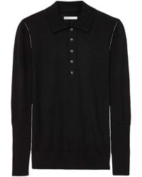 AllSaints - Merino Wool Martel Polo Sweater - Lyst
