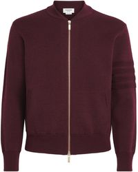 Thom Browne - Virgin Wool-Blend Bomber Jacket - Lyst