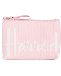 Harrods - Cotton Logo Coin Purse - Lyst